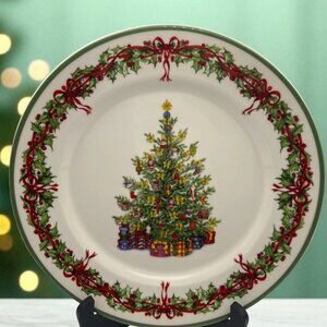 Traditions Collection Christmas 11 Inch Dinner Plate by Christopher Radko